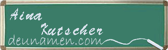 Aina Kutscher Visitenkarte